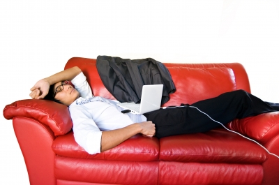tired businessman