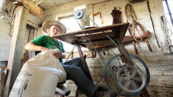 pedal power on the farm