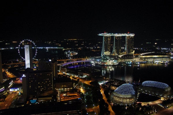 Singapore at night
