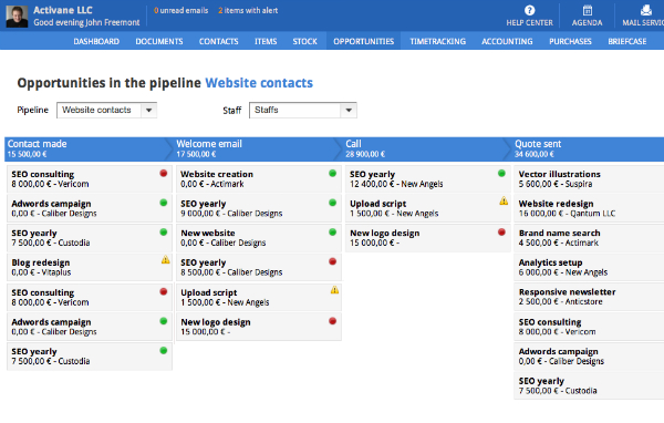 sellsy customer pipeline