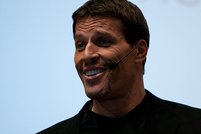 Motivational speaker Tony Robbins