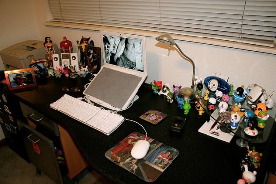 desk of Terry Johnston