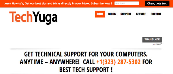 TechYuga landing