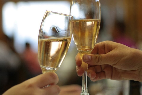 champagne toast