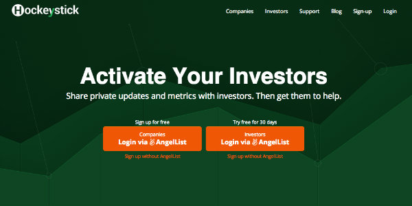 Hockeystick-homepage