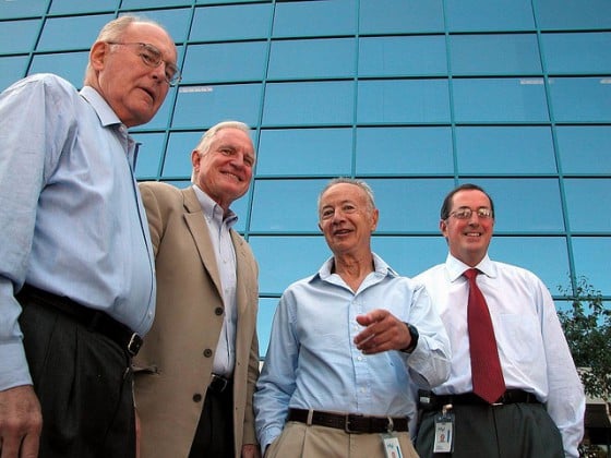 Intel CEOs Gordon Moore Craig Barrett Andy Grove Paul Otellini