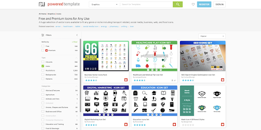 powered templates