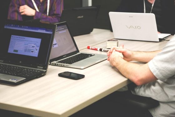 men on laptops when is a company no longer a startup