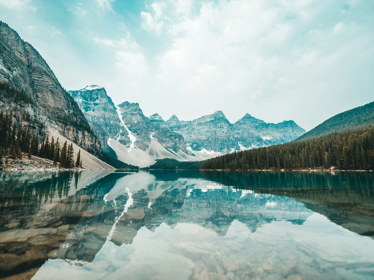 landscape photography of snowy mountains